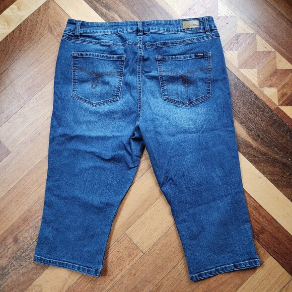 D. Jeans Cropped Pedal Pusher Jeans Size 14 - Picture 8 of 11